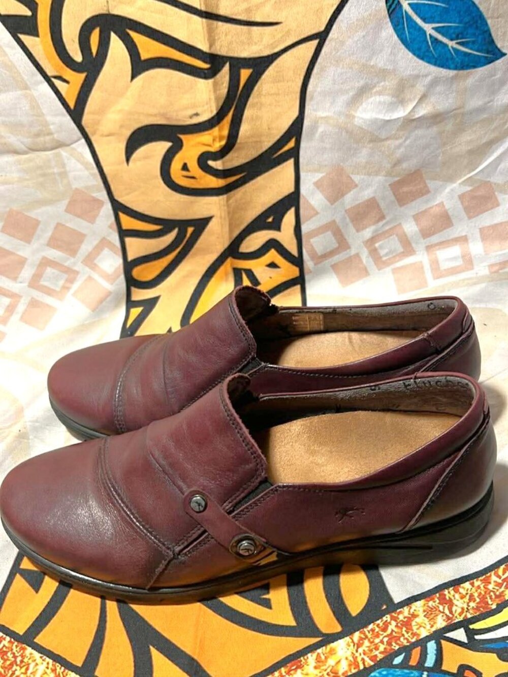 Fluchos Leather Slip‑On Shoes — Women’s Size 9 (EU 40)